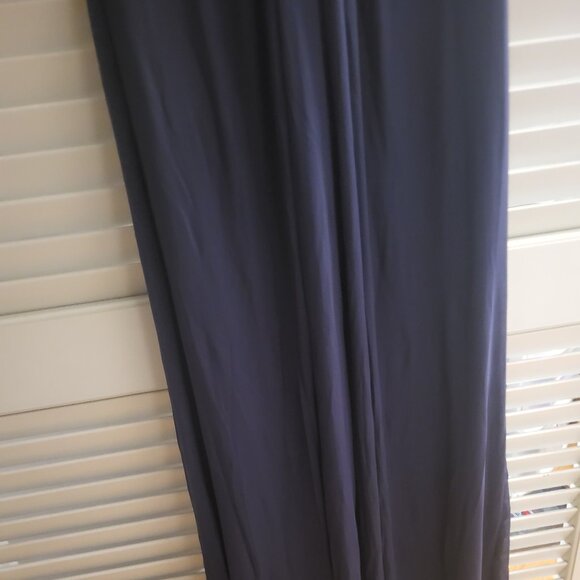 Navy Vintage Strapless Prom Dress Size 4 - Picture 6 of 6